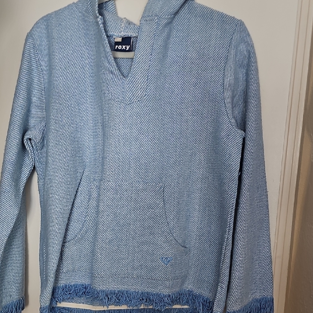 Roxy Blue Warm Hooded Sweatshirt